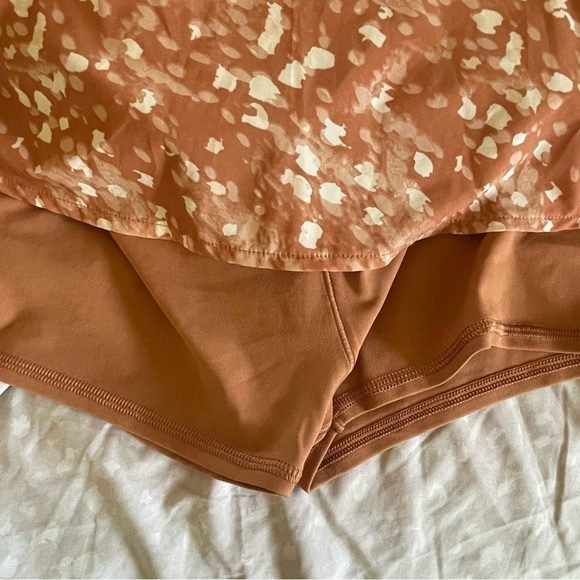 Offline By Aerie Skort M Tennis Golf Pocket On Waistband Burnt Orange - Picture 5 of 8